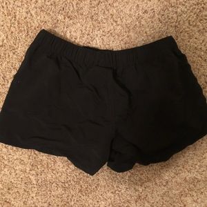 Womens black patagonia barely baggies 2 1/2 shorts